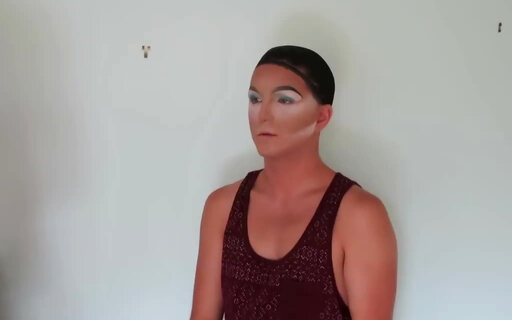 Drag queen transforms man