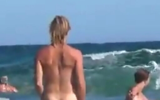 tranny in nude beach with anal jewel rosebud