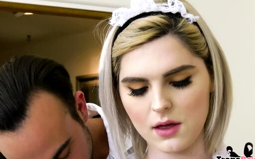 Tattooed Shemale In Maid Uniform Getting Assfucked