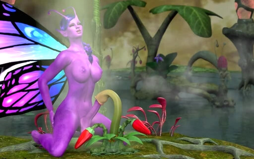 futa butterfly fuck mouth plant