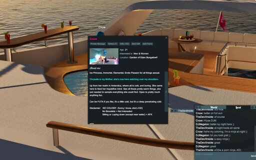 3D CHAT FUCKING ON THE NEW YACHT