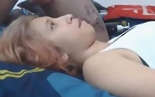 Shemale giving slut a Face Fuck and Beautiful Facial