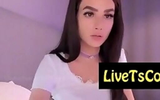 sexy transsexual whore teasing on live webcam live part