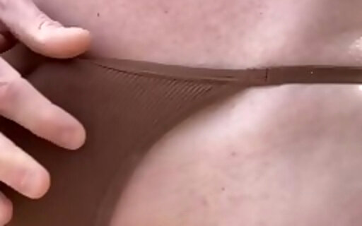 My Panties Can’t Contain My Cock Cum
