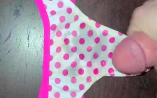Cumming in my cum rag panties