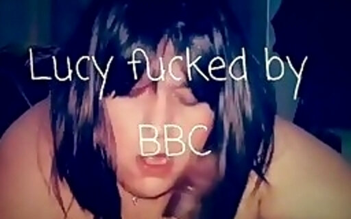 Chubby crossdresser Lucy gets a BBC