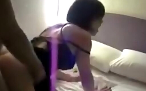 Brunette shemale gets her tight asshole completely destroyed
