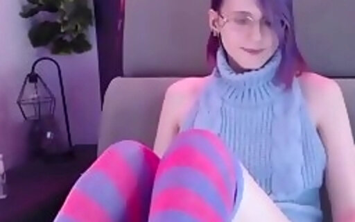 glbuttesed in leggings jaks cock with devices tush