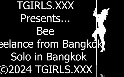 TGIRLS XXX - Bee Reveals Her Big Juicy Ass  & Masturbates